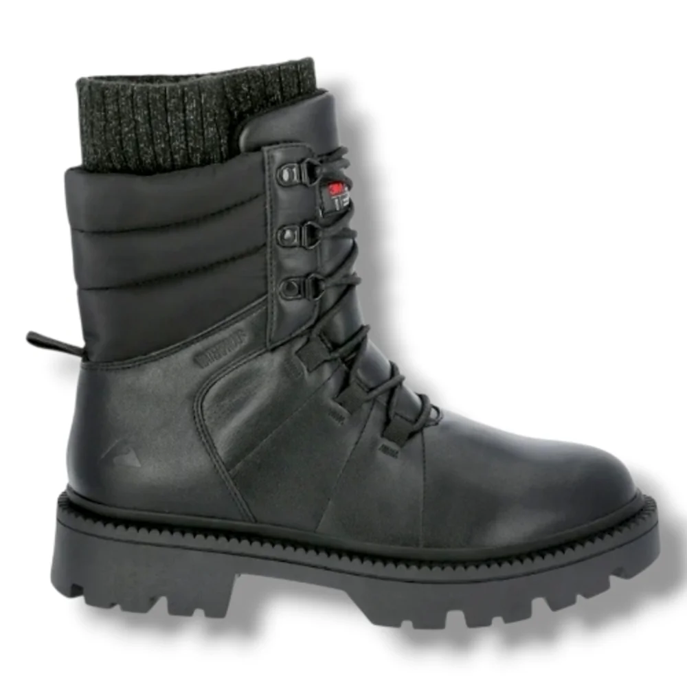 Ozark Trail Women's Snow Combat Boots Lace Up 3M Thinsulate Genuine Leather Sz 8